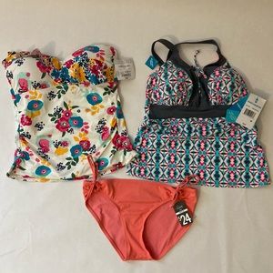 Bundle of (M) swim suits free country, Liz Claibor